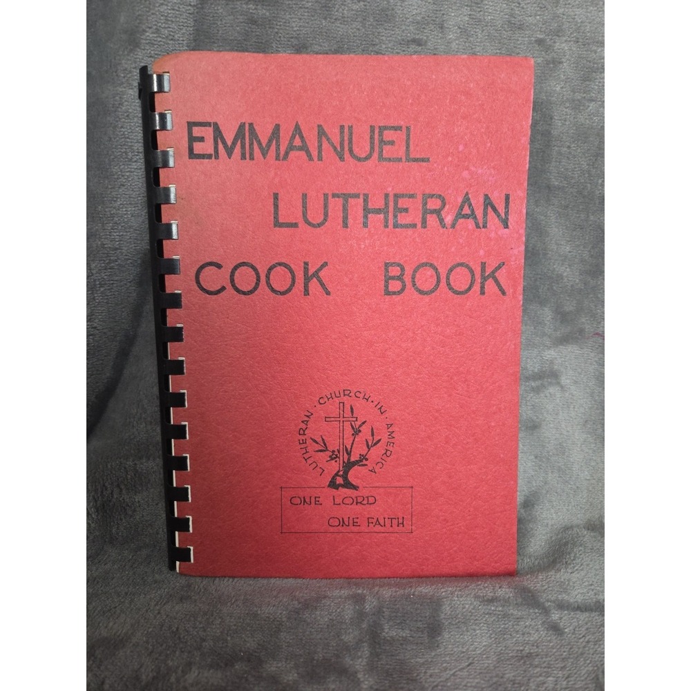 Emmanuel Lutheran Church High Point, NC Cookbook 1962 North Carolina